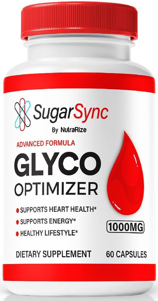 NutraRize SugarSync Glyco Optimizer Capsules - Joint & Glucose Cleanse Detox Formula