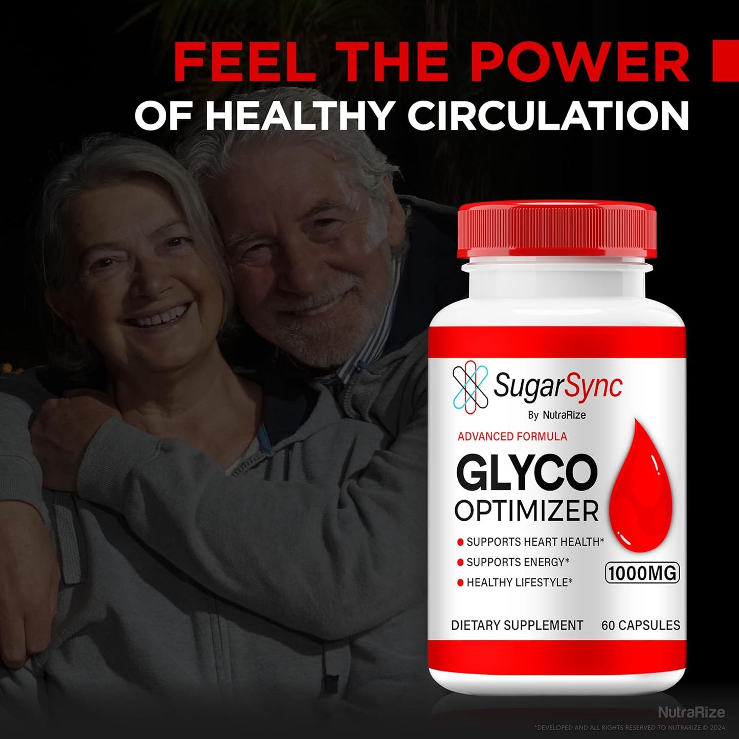 NutraRize SugarSync Glyco Optimizer Capsules - Joint & Glucose Cleanse Detox Formula