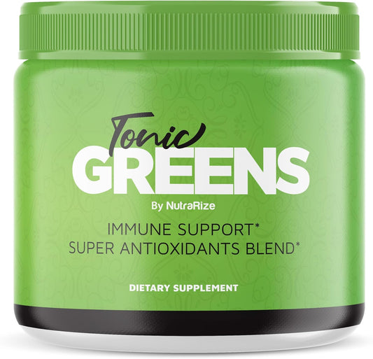 NutraRize Tonic Greens: All-Natural Immune Support Supplement in Powder Form (30 Servings)