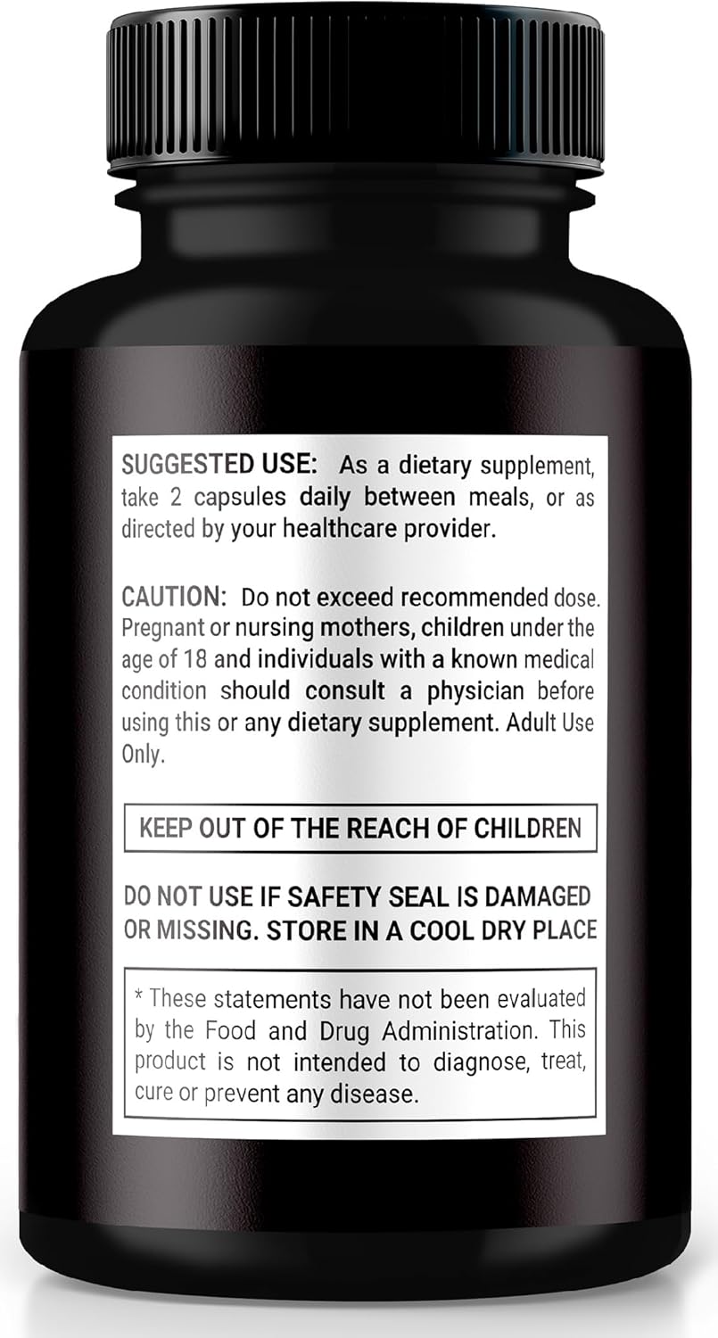 NutraRize True Sterone: All Natural Male Multivitamin Capsules for Peak Performance and Optimal Health - 60 Capsules