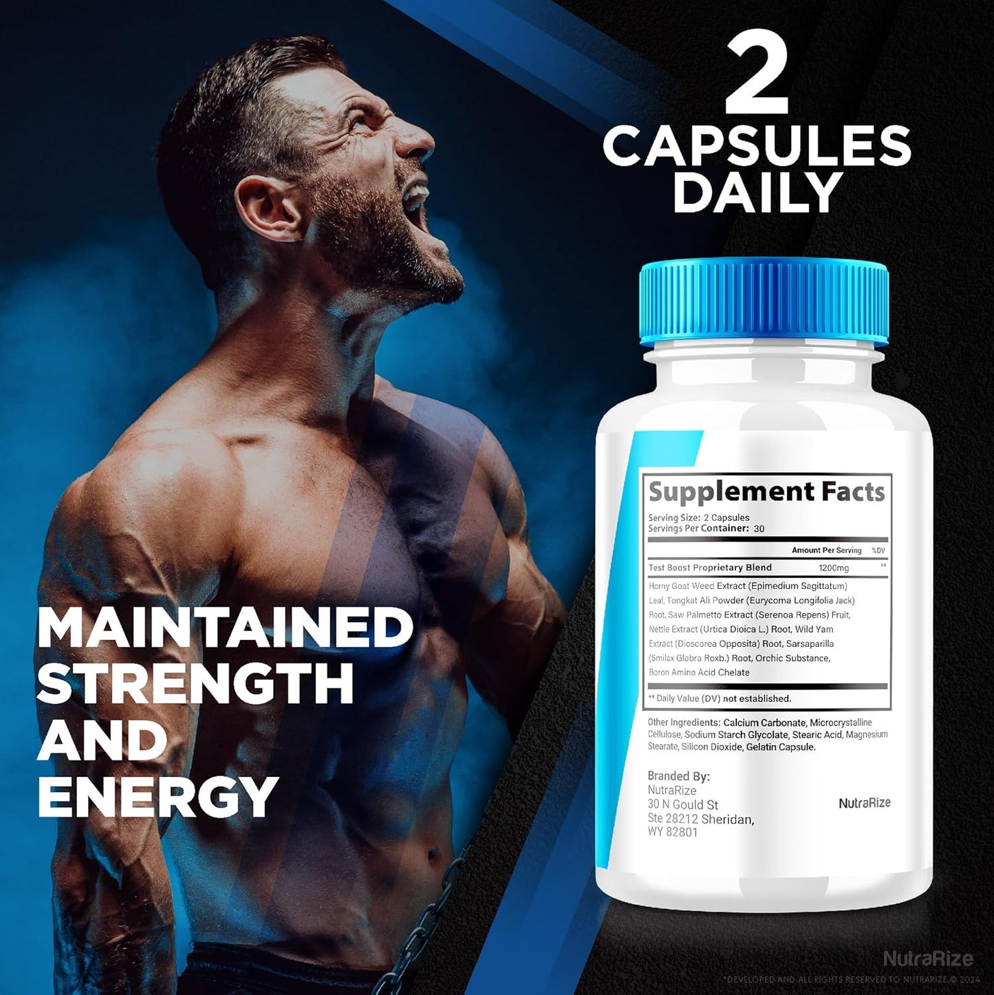 NutraRize ViraFlexx for Men Pro Capsules - Male Performance Support 500mg - Pack of 5 - All Natural Dietary Supplement - 300 Capsules Reviews