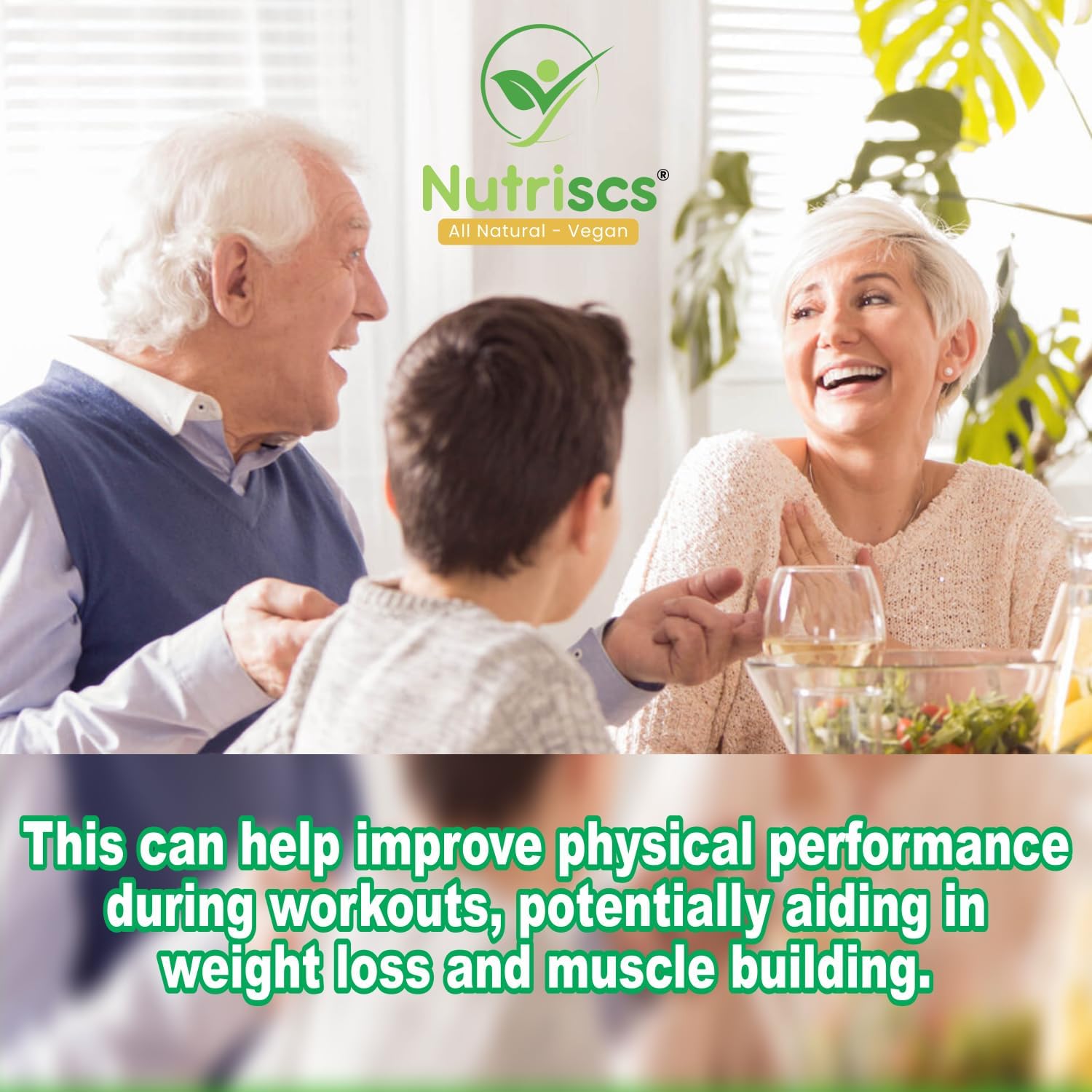 Nutriscs Pre-Workout Powder 200g - Boost Strength, Energy, and Mental Focus - 60 Servings for Men & Women - Bodybuilders' Peak Performance Solution