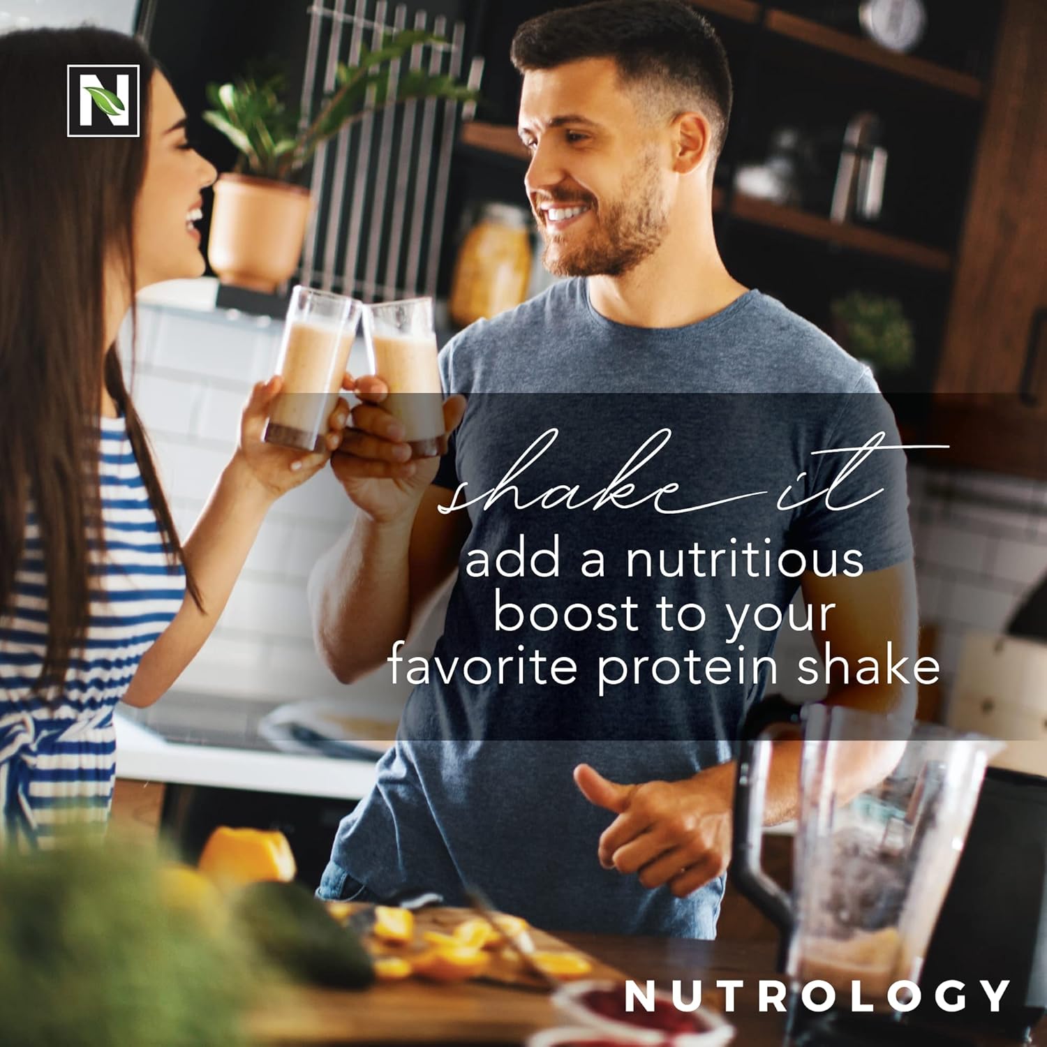Nutrology TRIPACT 7-in-1 Protein Powder & Superfood Shake Bundle - Creamy Chocolate Flavor - 40 Servings Protein Powder, 30 Servings Superfood Powder