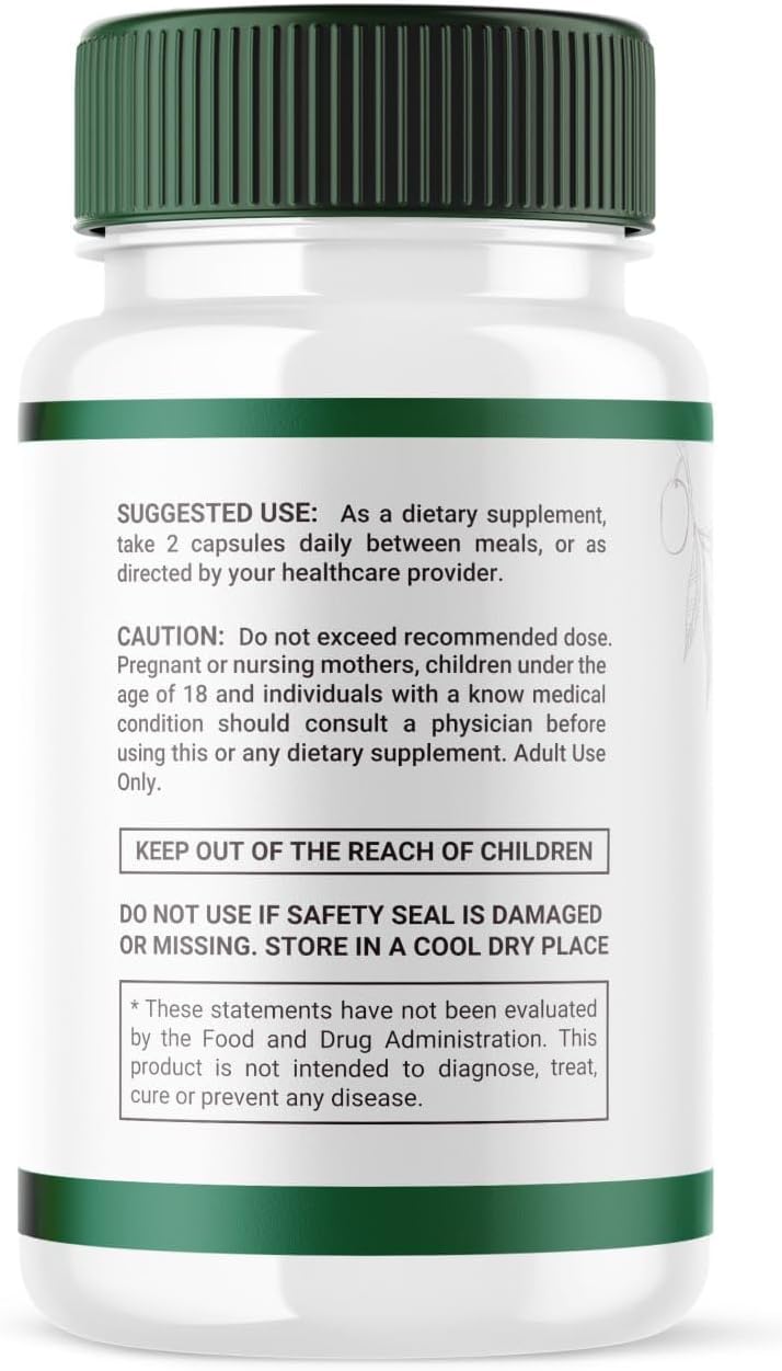 Official Olivine  Slimming Formula  Supplement Capsules - Superfood for Total Body Wellness & Healthy Lifestyle, Lean Physique Pills, Advanced Formula (60 Capsules)