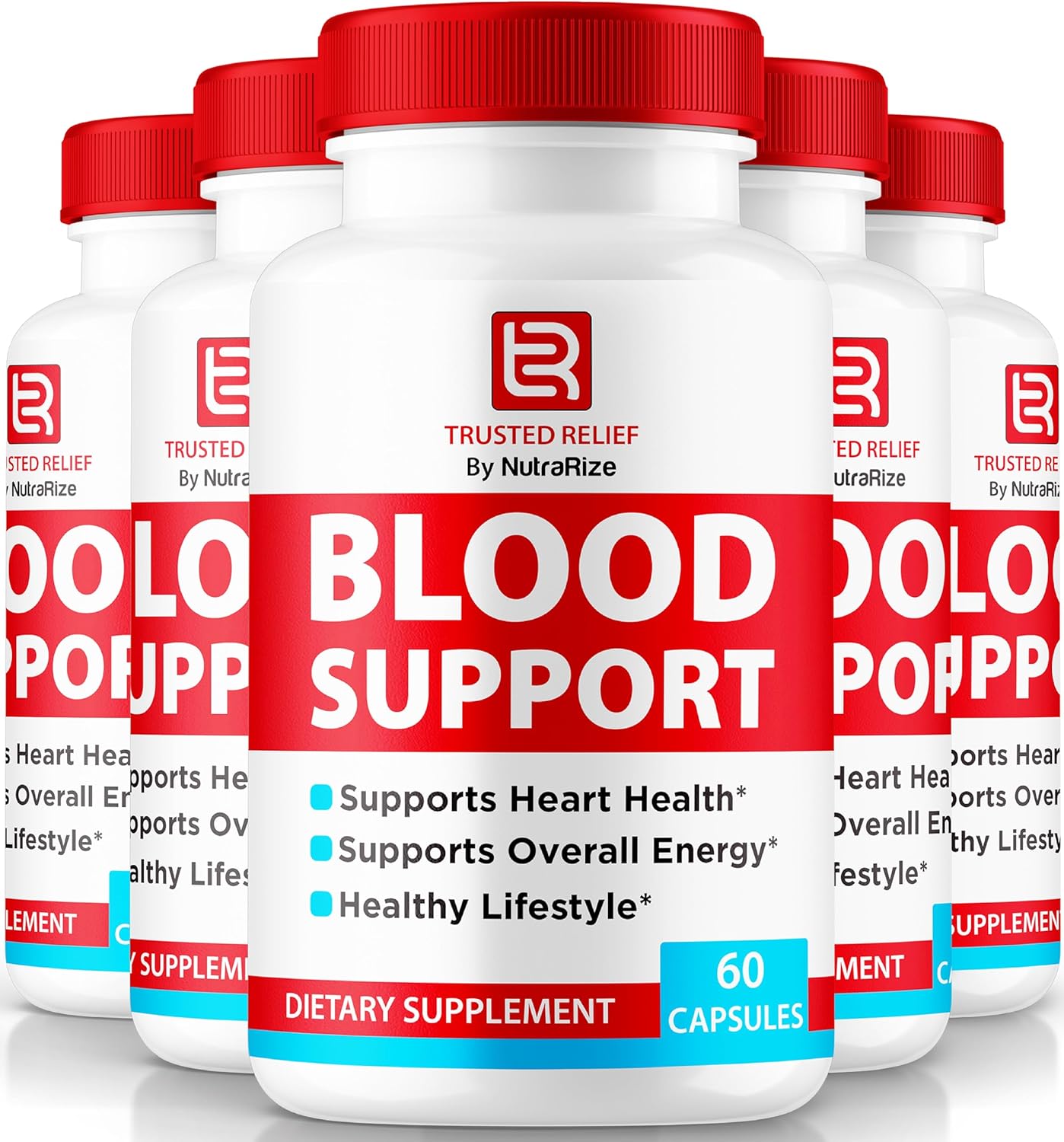 Official TrustedRelief Blood Support Capsules - Stable Levels & Healthy Circulation - All Natural Formula - Premium Supplement (300 Caps)