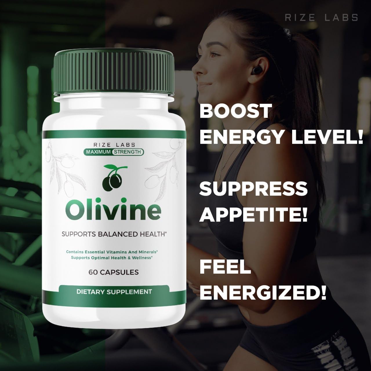 Olivine  Slimming Formula  Supplement 5 Pack - Superfood Capsules for Total Body Wellness - Lean Physique - 300 Capsules
