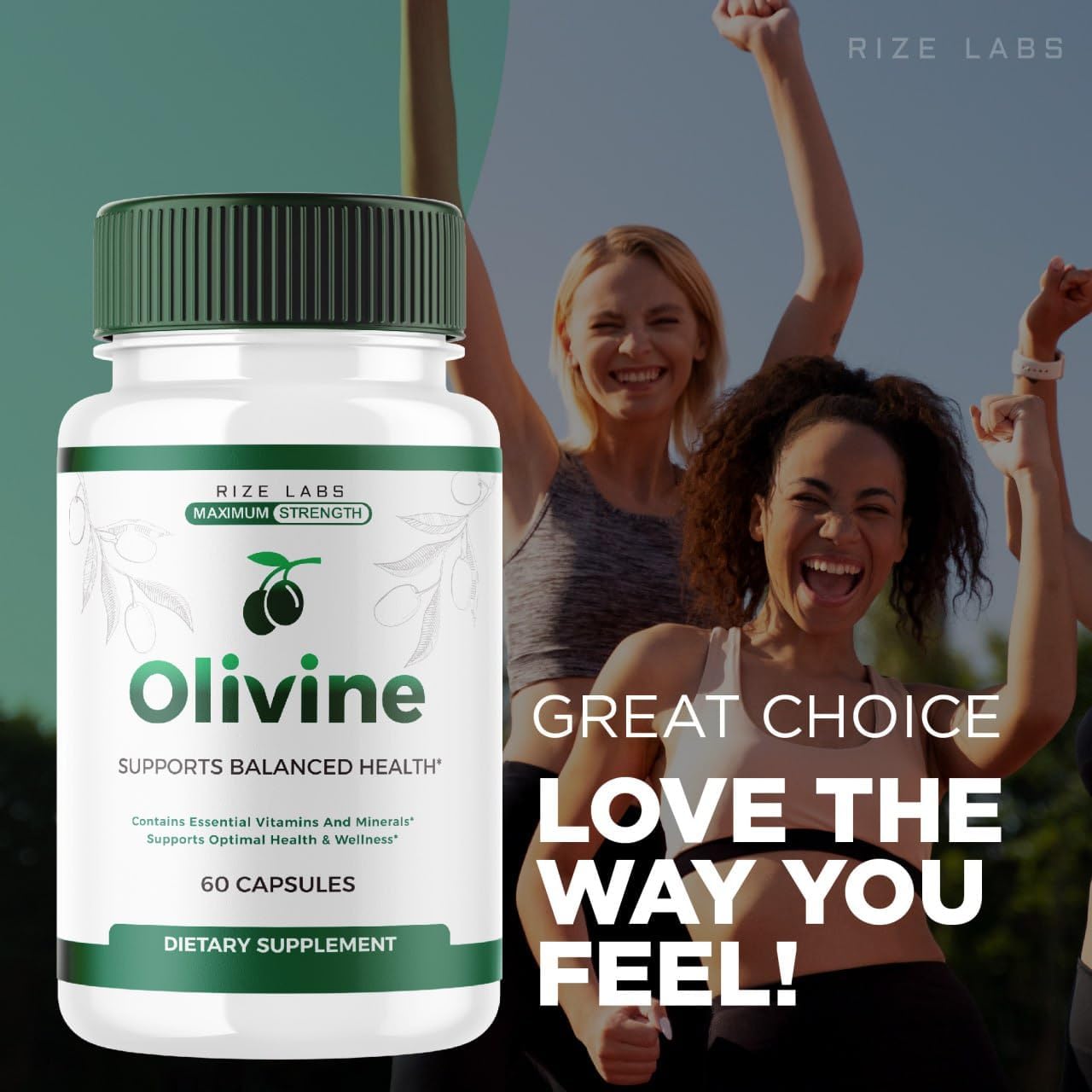 Olivine  Slimming Formula  Supplement 5 Pack - Superfood Capsules for Total Body Wellness - Lean Physique - 300 Capsules