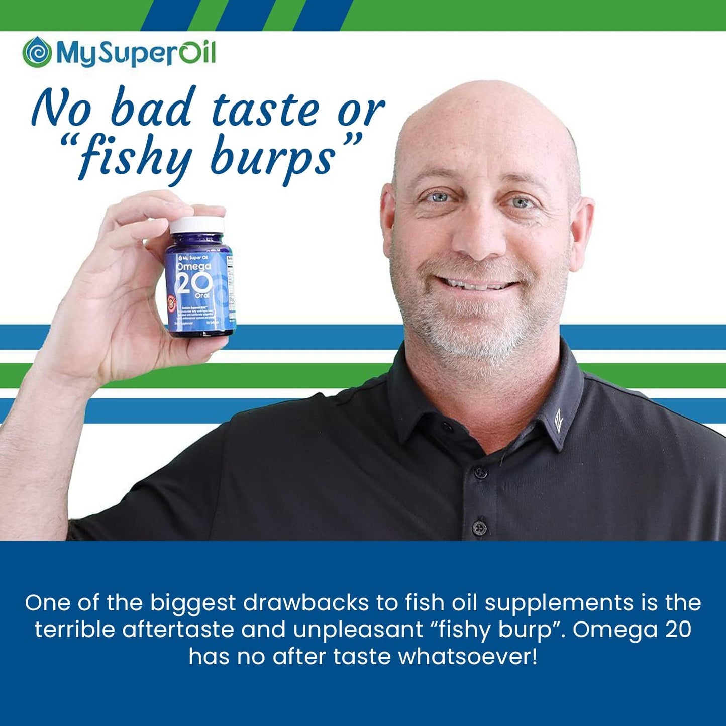 Omega 20 Green Lipped Mussel Oil Softgels, 30 Count, Burpless Fish Oil Supplement, 300% More Effective for Cardiovascular & Joint Health