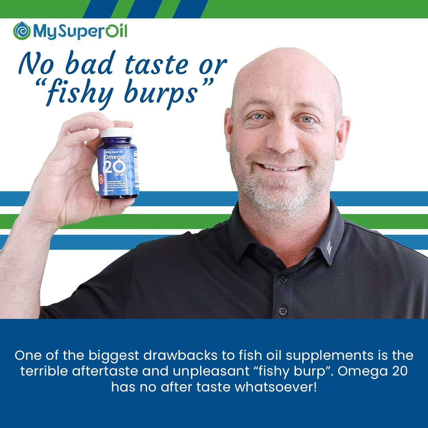 Omega 20 Green Lipped Mussel Oil Softgels, 30 Count, Burpless Fish Oil Supplement, 300% More Effective for Cardiovascular & Joint Health