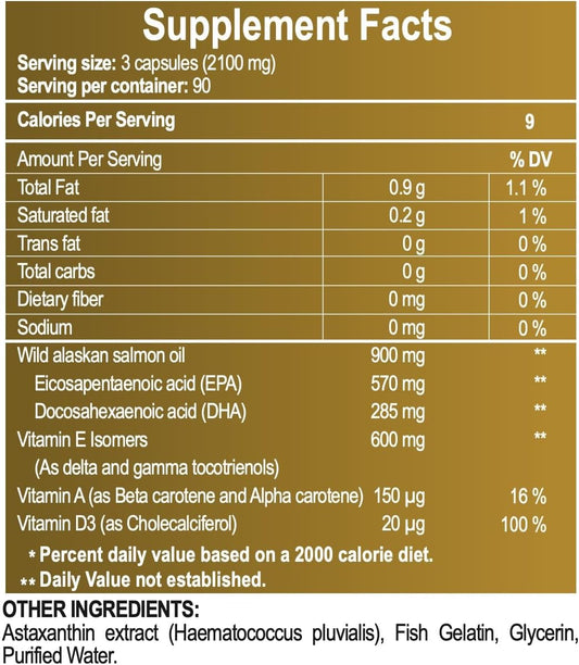 Omega-3 Dietary Supplement Capsules - 90 Capsules, 700mg