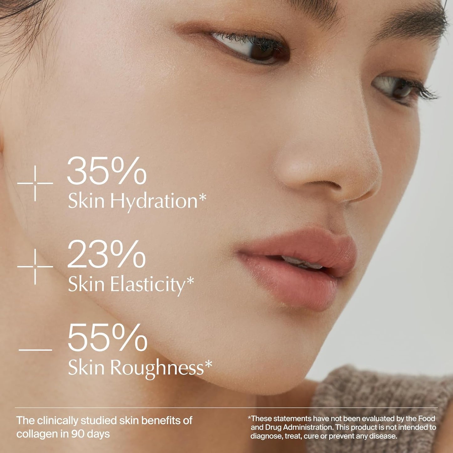 On-The-Go Triple Collagen Liquid Packets with Peptides, Marine Collagen, Elastin, Hyaluronic Acid, and Vitamins for Healthy Skin - Orange Flavor - 14 Stick Packs