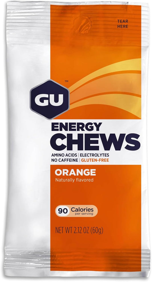 Orange Energy Gummies with Electrolytes - Vegan, Gluten-Free, Kosher - 1 Count