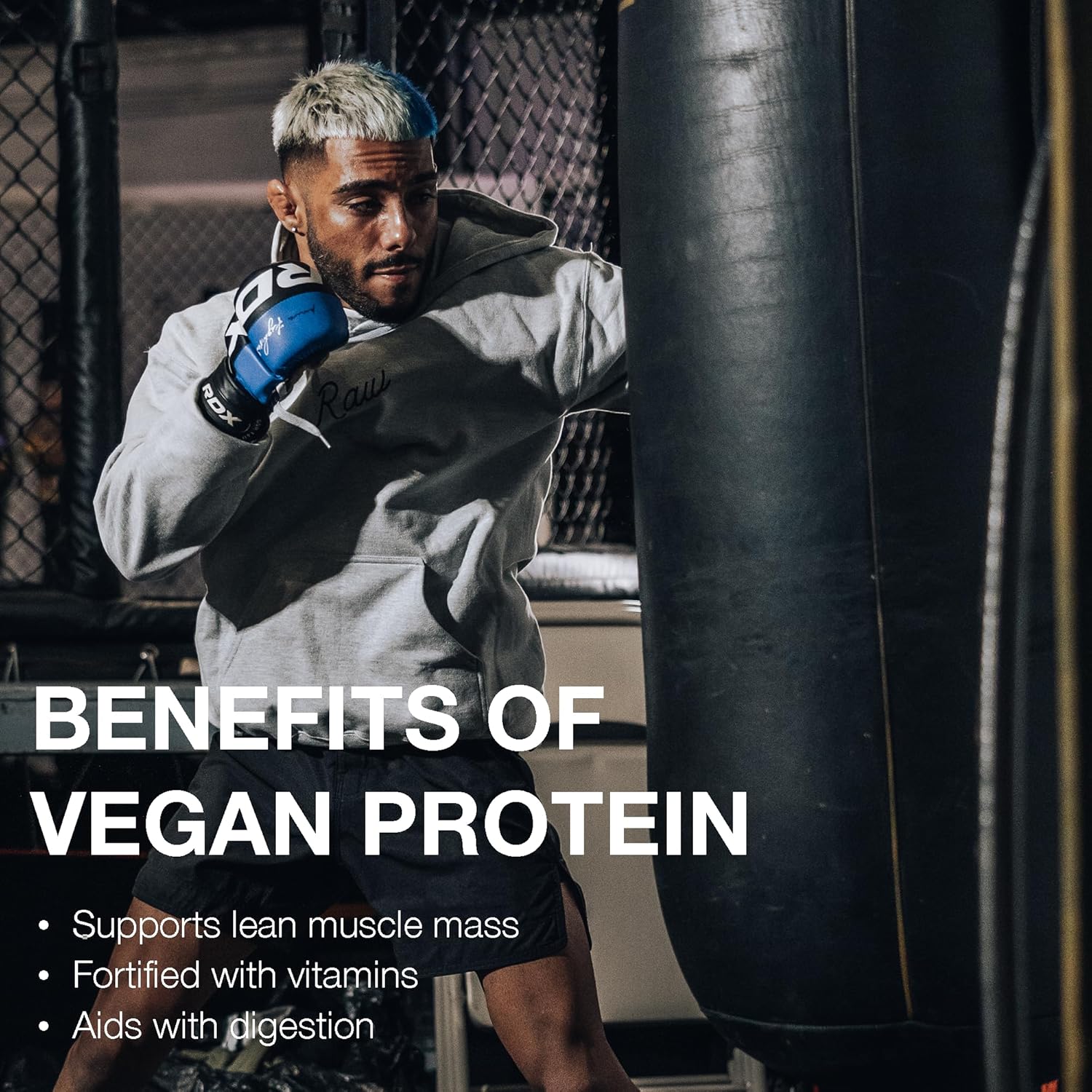 Organic Acai Bowl Protein Powder - 20g Plant-Based Protein, Vitamin-Enhanced for Muscle Recovery - Low-Fat, Low Carb, Natural Flavor, 25 Servings