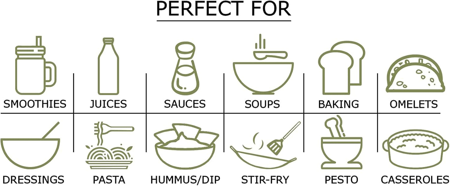 Organic Alfalfa Powder 1.5 lbs - Non-GMO, Raw Dried Leaves for Baking, Juices, Smoothies, Tea, Drinks - High Fiber & Protein