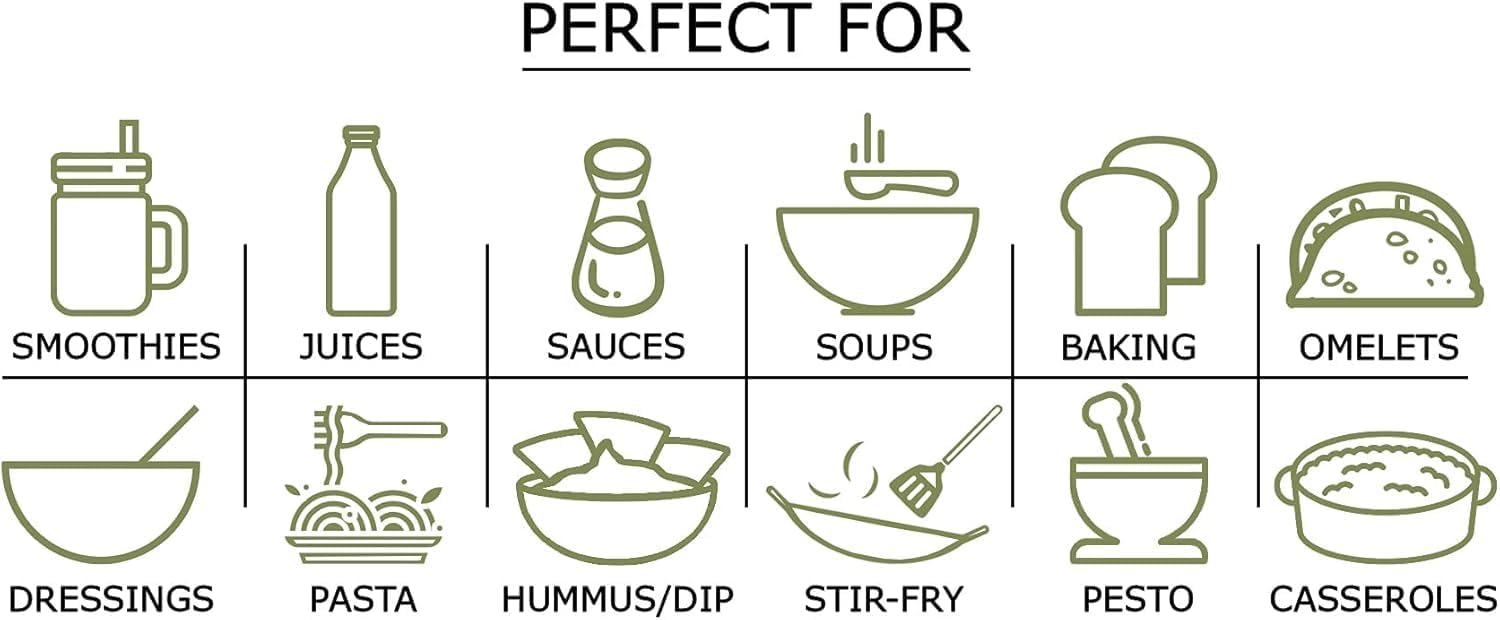 Organic Alfalfa Powder 1.5lb - Raw Whole Young Leaves, Vegan, Bulk - Ideal for Baking, Juices, Smoothies, Shakes, Tea, Instant Breakfast Drinks