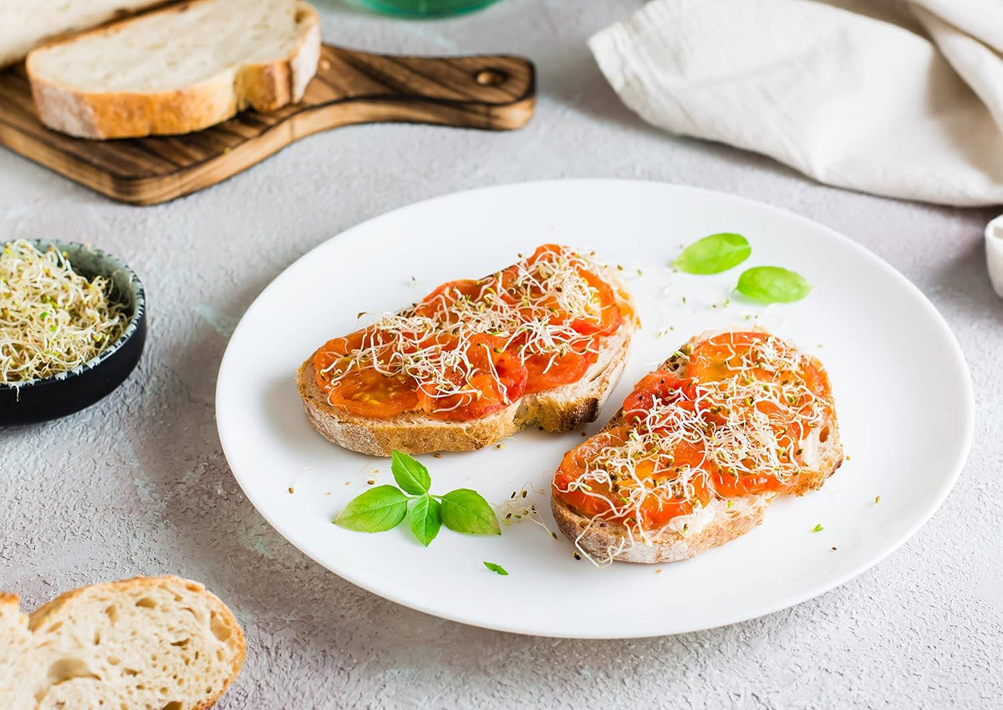 Organic Alfalfa Sprouting Seeds - 8 Ounces, Non-GMO, Kosher, Raw - Food to Live