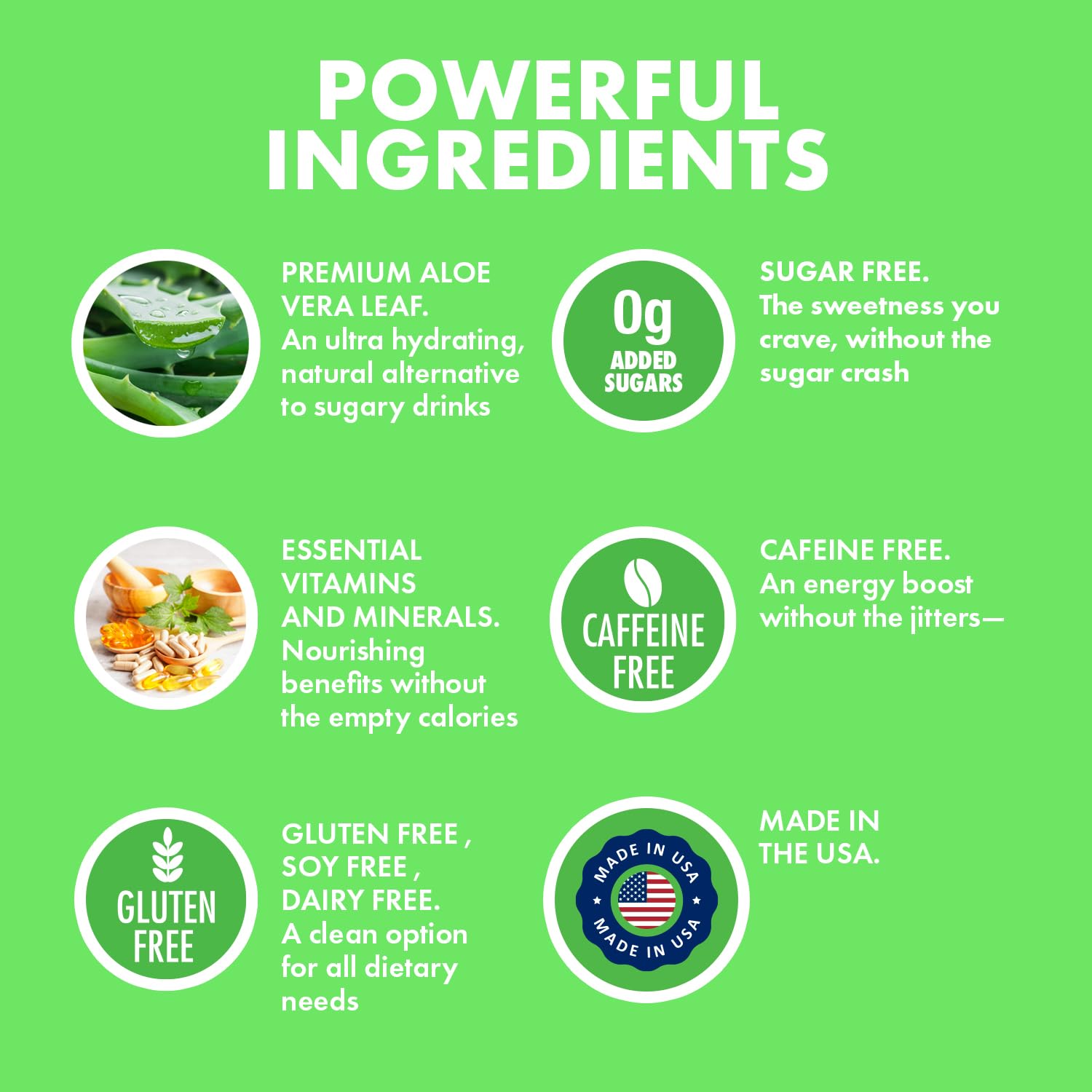 Organic Aloe Vera Powder Drink Mix - Hydration Booster with Pure Aloe Juice - Delicious Hibiscus Flavor - Antioxidant Rich - Made in USA - 40 Servings Per Canister (4 Pack)
