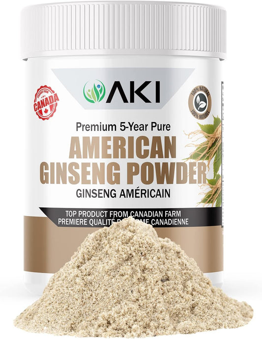 Organic American Ginseng Powder with 4% Ginsenosides - Perfect for Coffee and Smoothies - 1.5oz Pack
