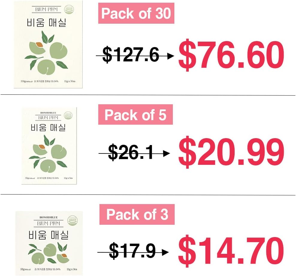 Organic Bium Plum Fermented Dried Fruit 5 Pack - Gut Health & Constipation Relief - Unsulfured Pitted Plums & Prunes - Chewy & Crisp - 2800-Hour Fermentation