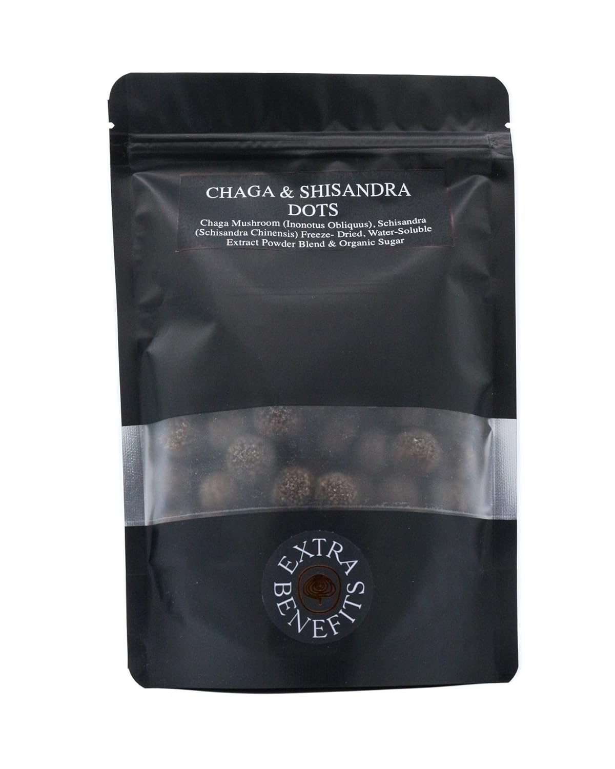 Organic Chaga and Schisandra Sugar Cubes - 8 oz - Immune Support & Antioxidant Boost