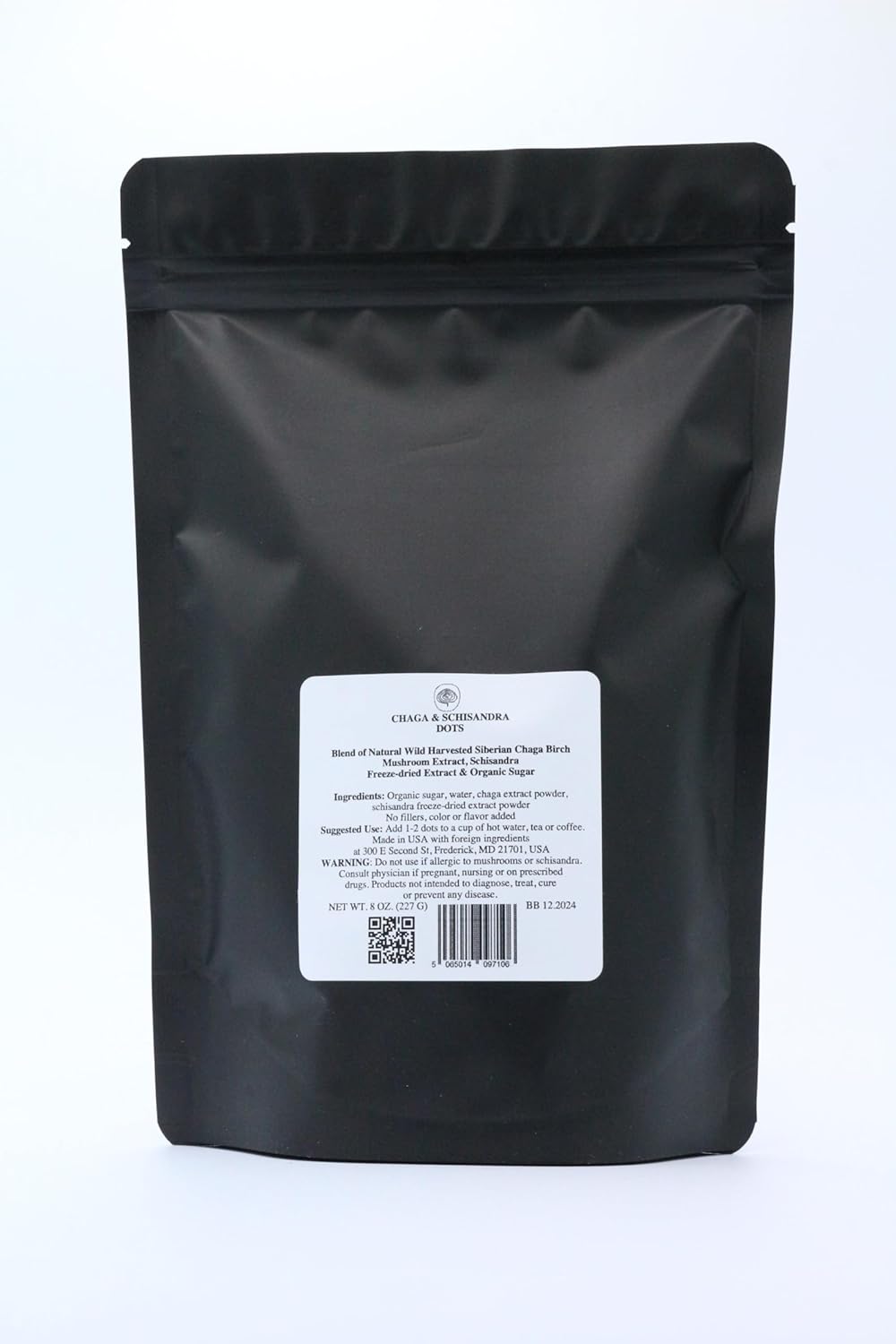 Organic Chaga and Schisandra Sugar Cubes - 8 oz - Immune Support & Antioxidant Boost