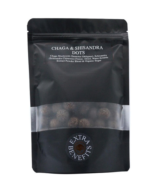 Organic Chaga and Schisandra Sugar Cubes for Added Health Benefits - 4 oz