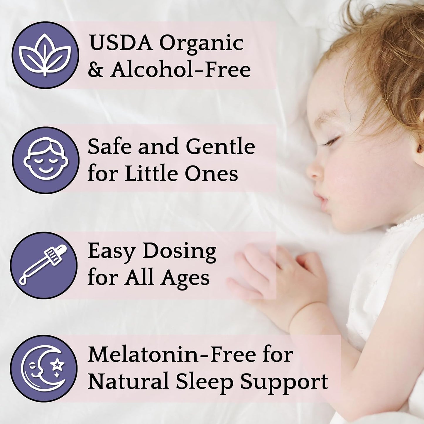 Organic Chamomile Tincture for Babies & Adults - Herb Lore Liquid Drops - Natural Sleep Aid without Melatonin - 4 fl oz