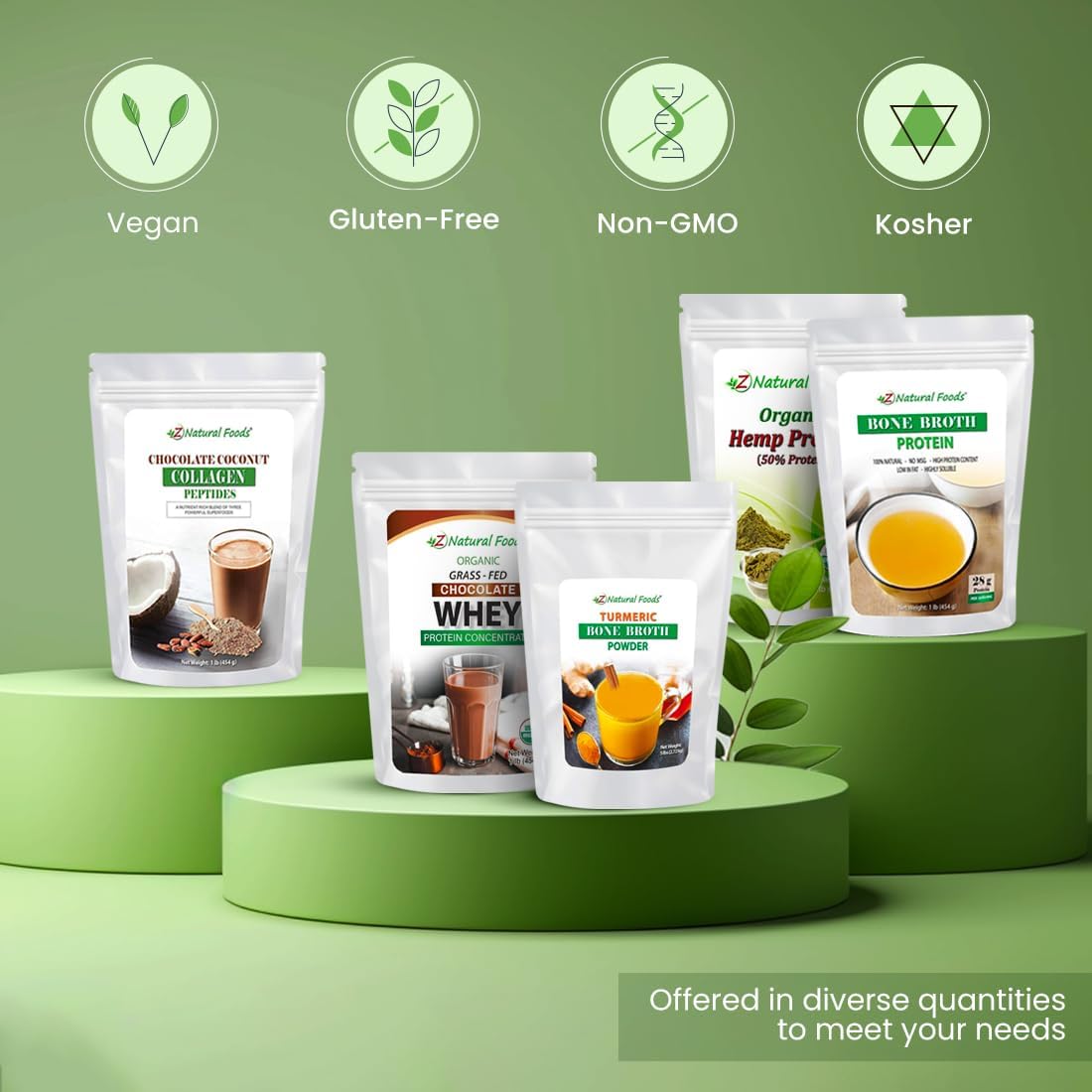 Organic Chocolate Whey Meal Replacement Powder by Z Natural Foods - Optimum 30 Formula