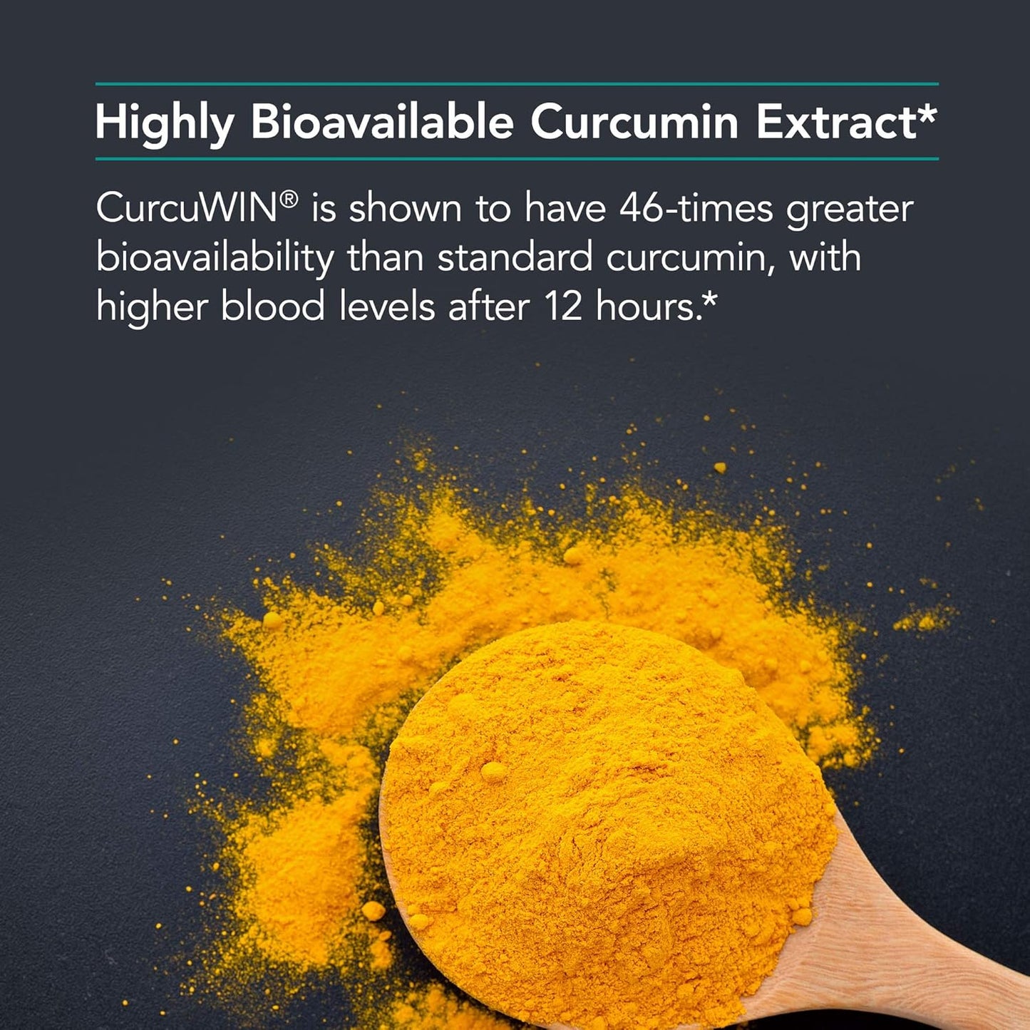 Organic CurcuWIN 500 Turmeric Extract Supplement - 500mg Pure Curcumin Capsules - 60 Vegetarian Capsules, Bioavailable Formula