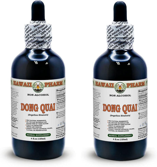 Organic Dong Quai Liquid Extract - Alcohol-Free Glycerite Supplement - 8 oz - Hawaii Pharm