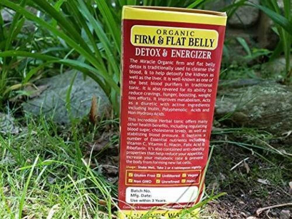 Organic Flat Belly Detox Energizer - 8oz Bottle