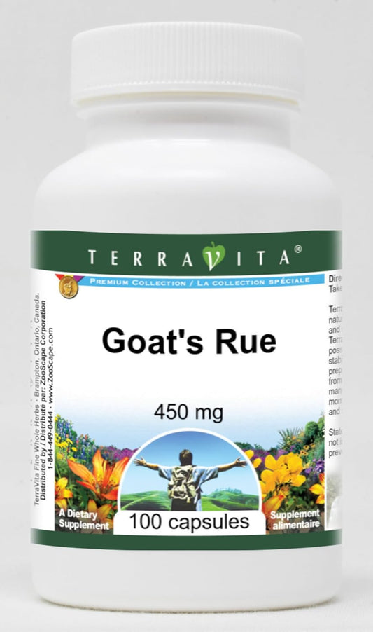 Organic Goat's Rue Supplement - 900 mg Total - Two Pack