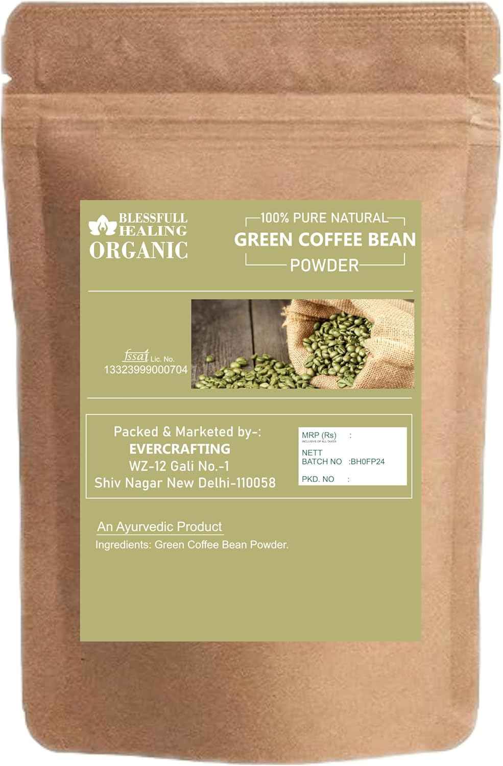 Organic Green Coffee Bean Powder 100% Pure Natural 100 Gram / 3.52 oz