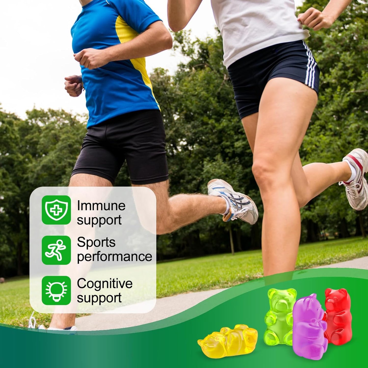 Organic High Potency metabolism booster Gummies with Pure Oil Extract - for Better Sleep, Pain Relief, and Mood Support - Vegan and Non-GMO Edibles