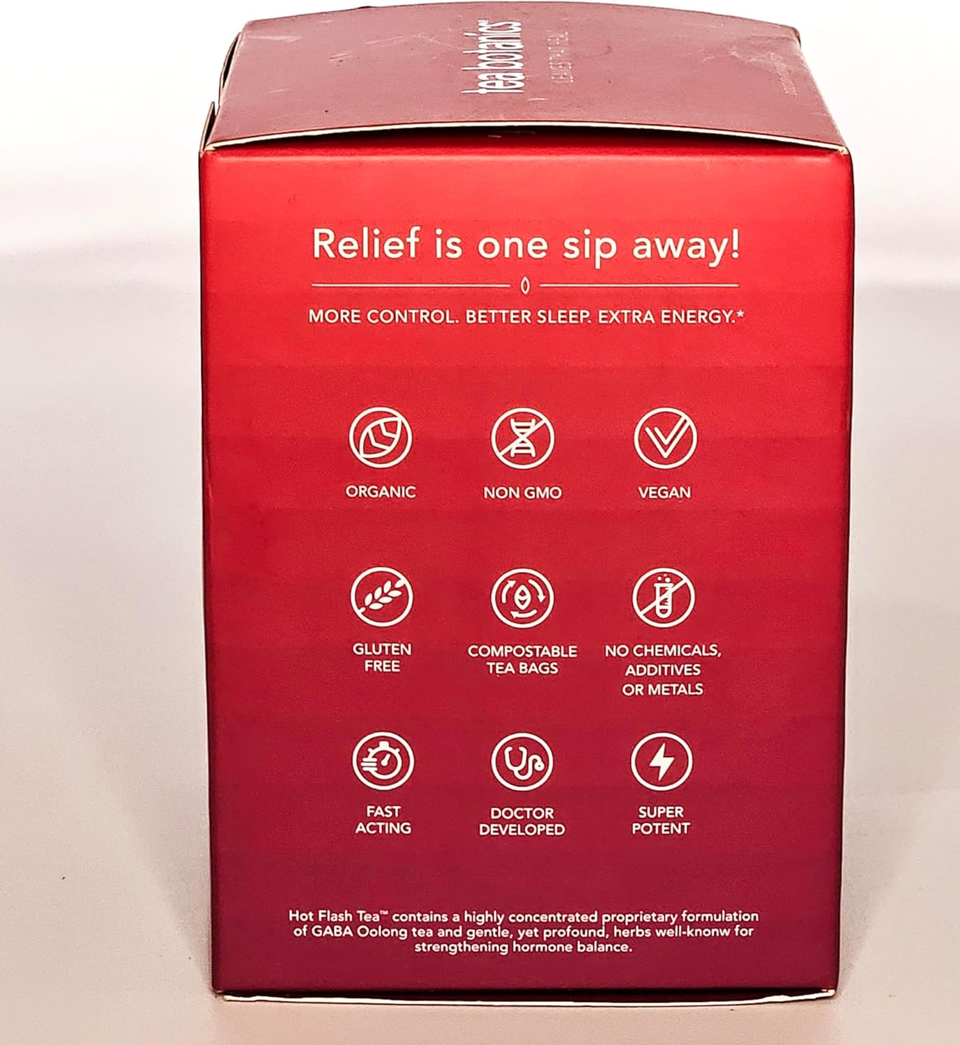 Organic Hot Flash Tea: Natural Relief for Menopausal Symptoms, Supports Hormone Balance*