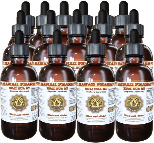 Organic Huai Hua Mi Tincture - Sophora Japonica Liquid Extract, Pagoda Tree Herbal Supplement 60 oz
