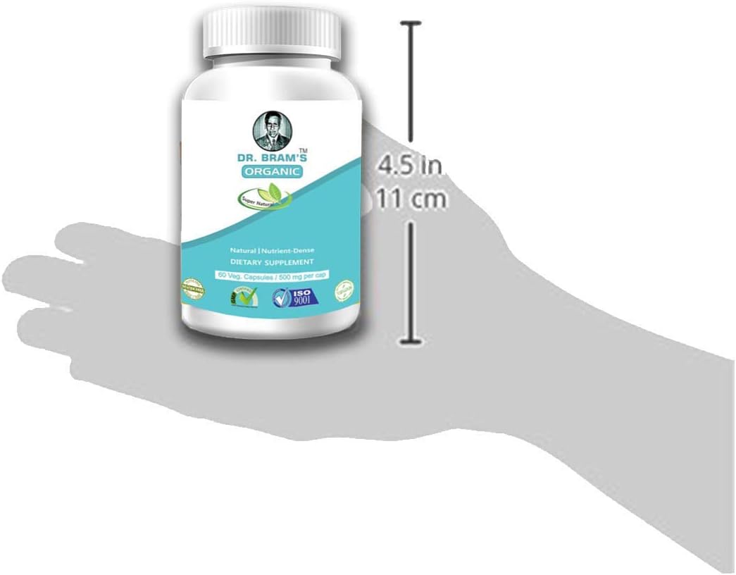 Organic Kudzu Root Extract Capsules 500mg - 60 Count by Veena DR.BRAM'S