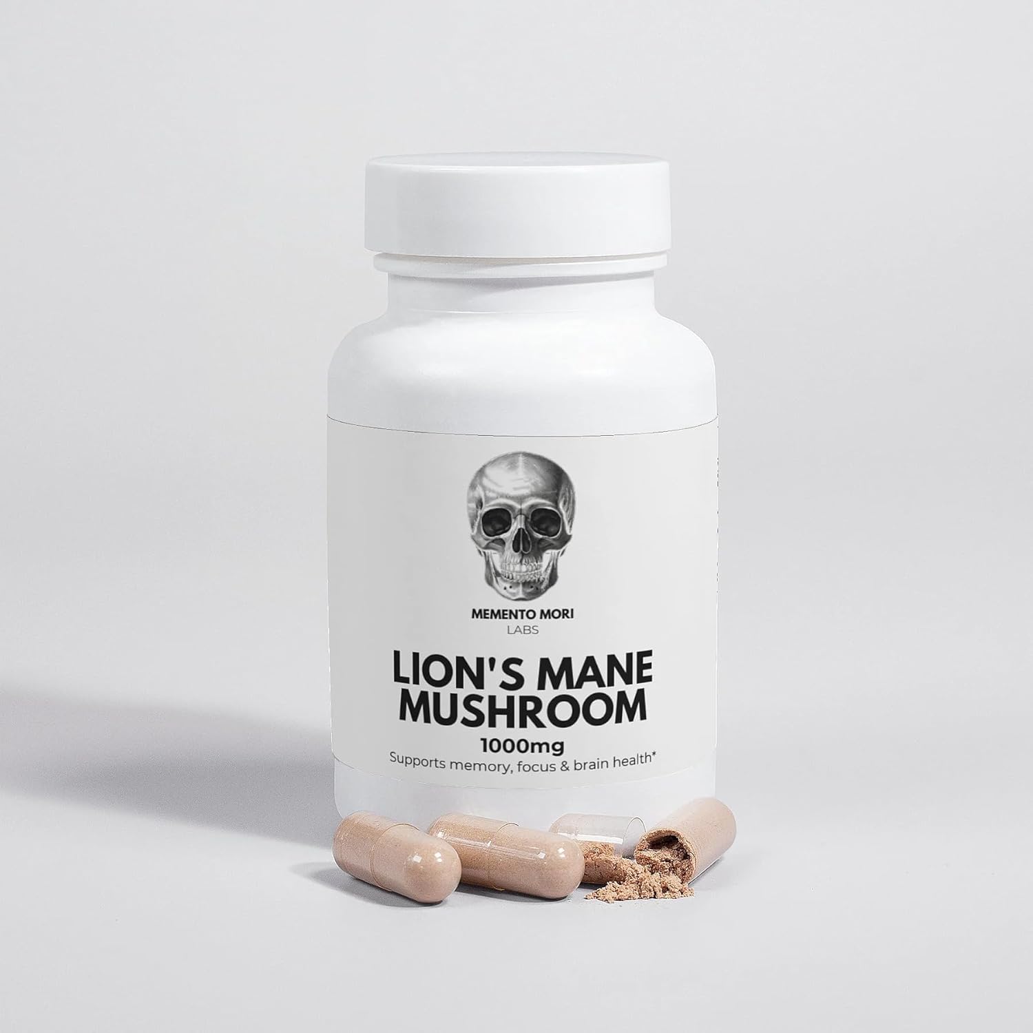 Organic Lion's Mane Mushroom Supplement, Single Count Pack for Cognitive Support