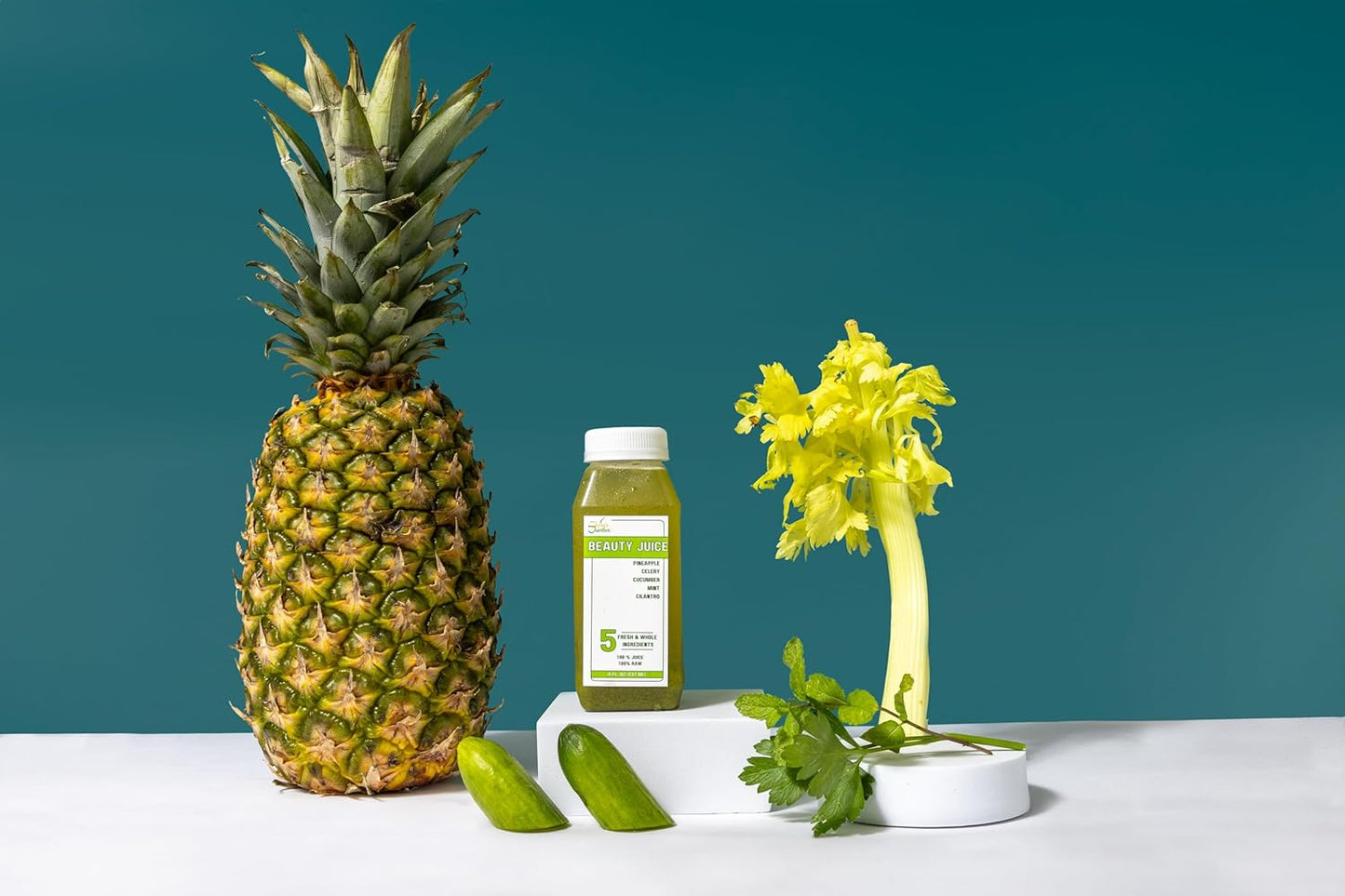 Organic Low Sugar Juice Cleanse - 3 Day Detox for  Slimming Formula  & Craving Control - Kid-Friendly Raw Juices