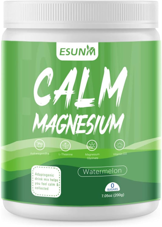 Organic Magnesium Powder Drink for Relaxation and Sleep Support (7.05OZ/Bottle)