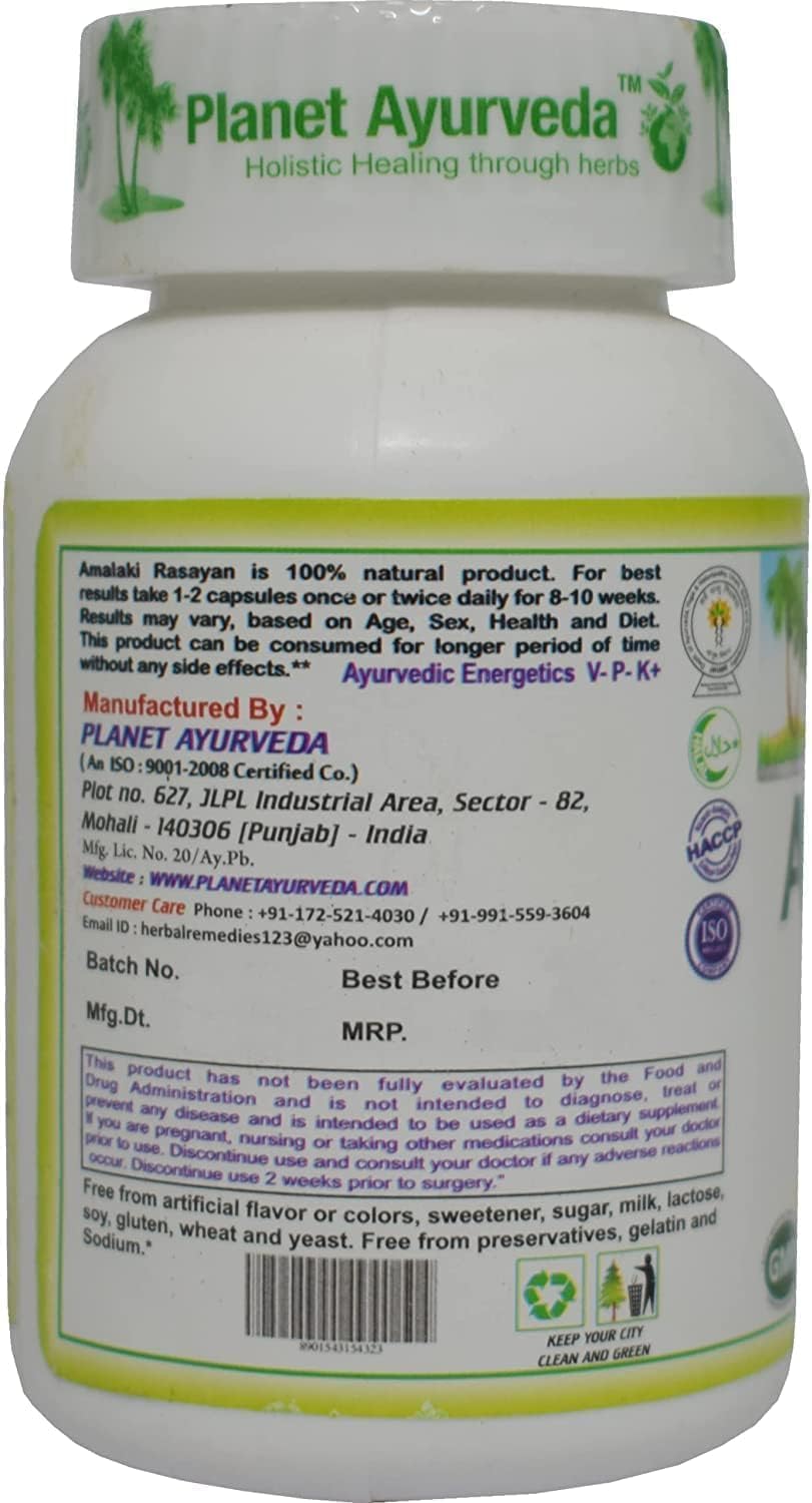 Organic Memory Enhancing Amalaki Rasayan Capsules by SHUKHAM - 60 ct.