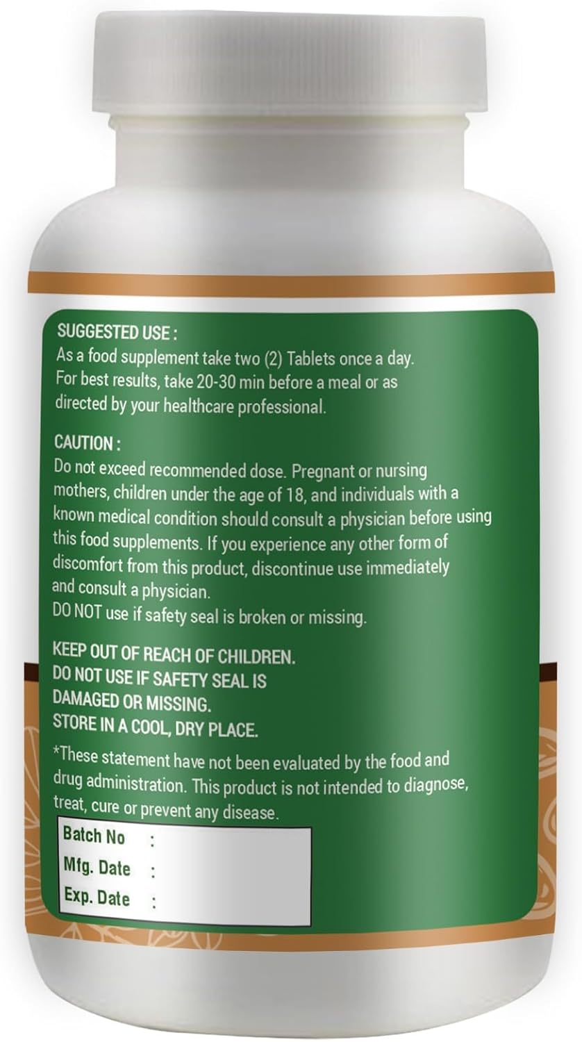 Organic Moringa Oleifera Leaf and Seed Powder Pills 300 Tablets 1000mg, Uncoated Malunggay Herbal Supplement, Green Superfood Pack of 1