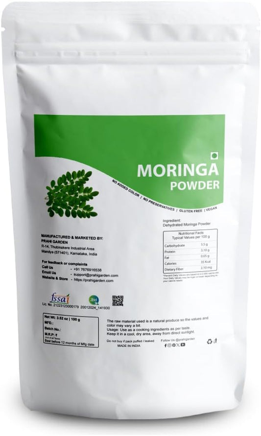 Organic Moringa Powder | Boost Energy & Vitality Naturally