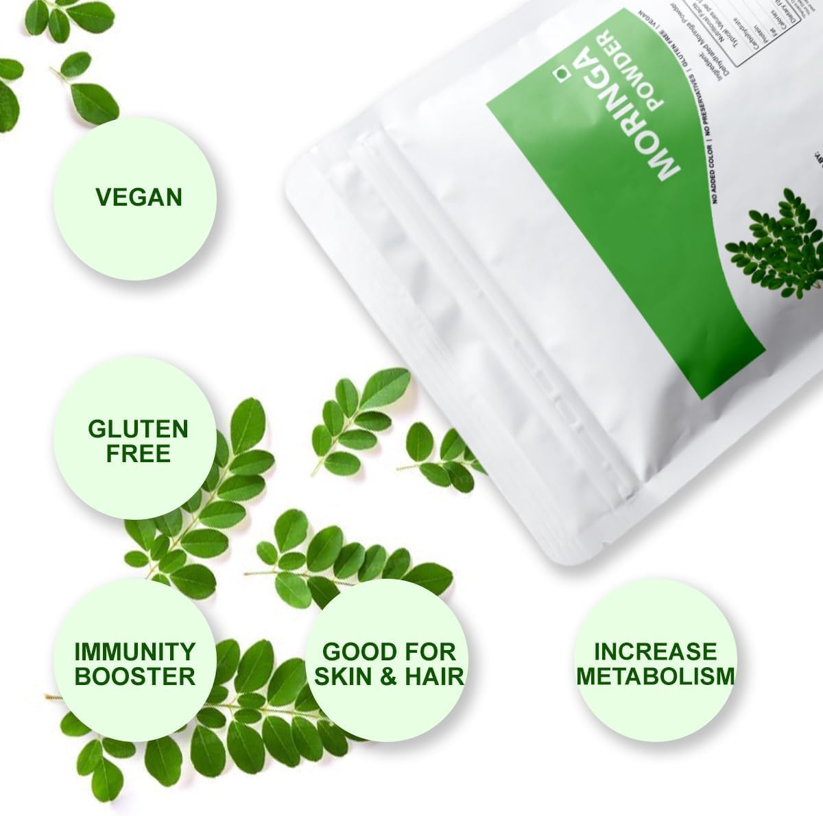 Organic Moringa Powder | Boost Energy & Vitality Naturally