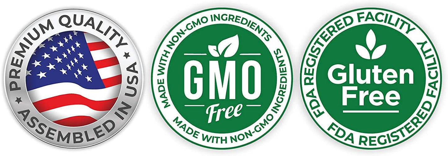 Organic Mullein Leaf Capsules - 5000mg per Veggie Caps - 150 Count - High-Quality Verbascum Thapsus Supplement with Bioperine - Non-GMO & Gluten Free