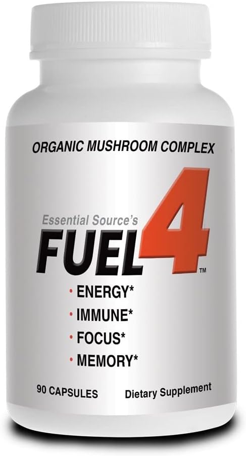 Organic Mushroom Complex: Memory and Focus Brain Support Supplement with Turkey Tail and Reishi Capsules