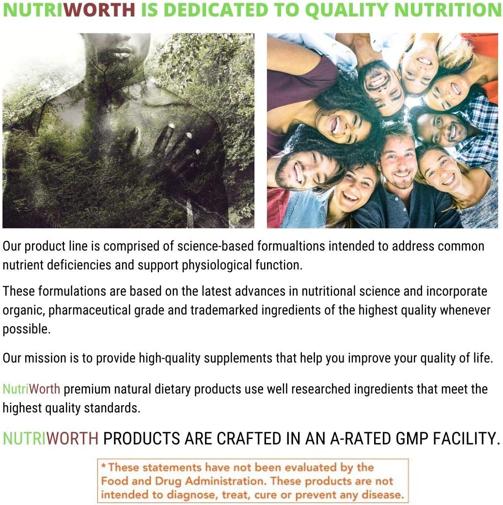 Organic Mushroom Immune Support Supplement - 90 Veg Capsules by NutriWorth