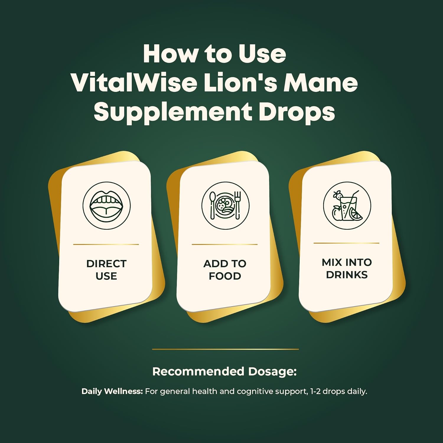 Organic Nano Lion's Mane Mushroom Tincture for Brain & Immune Support - Maximum Absorption Liquid Extract for Memory, Focus, & Clarity