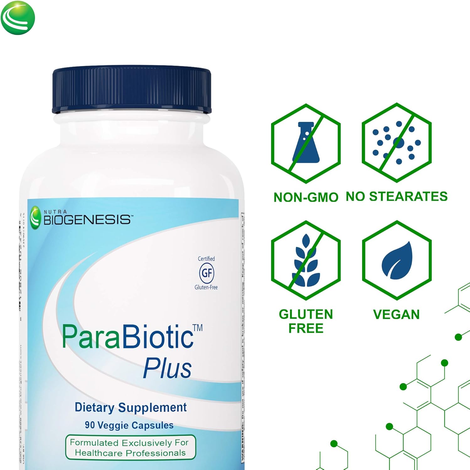 Organic Neem, Wormwood, and Black Walnut Capsules for Gut Health - Supports Intestinal Microbiome and Immune System - Gluten Free, Vegan, Non-GMO - 90 Count