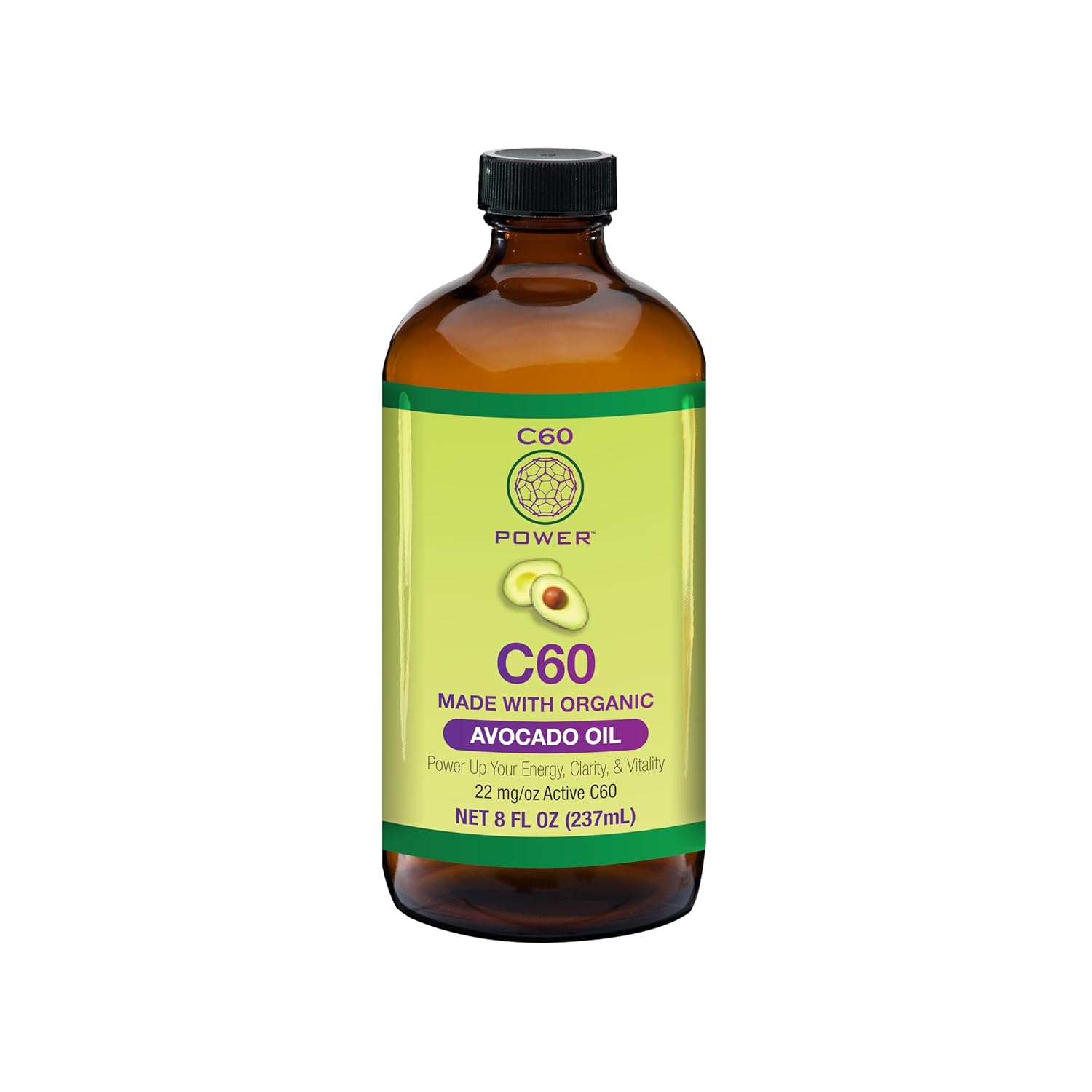 Organic Oil Kit with C60 Purple Power for Optimal Mitochondrial Function and Reduced Oxidative Burden